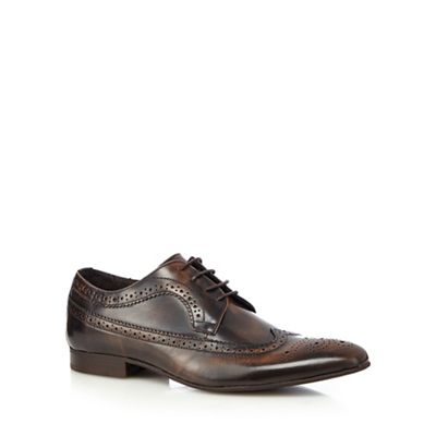 Brown lace up brogues